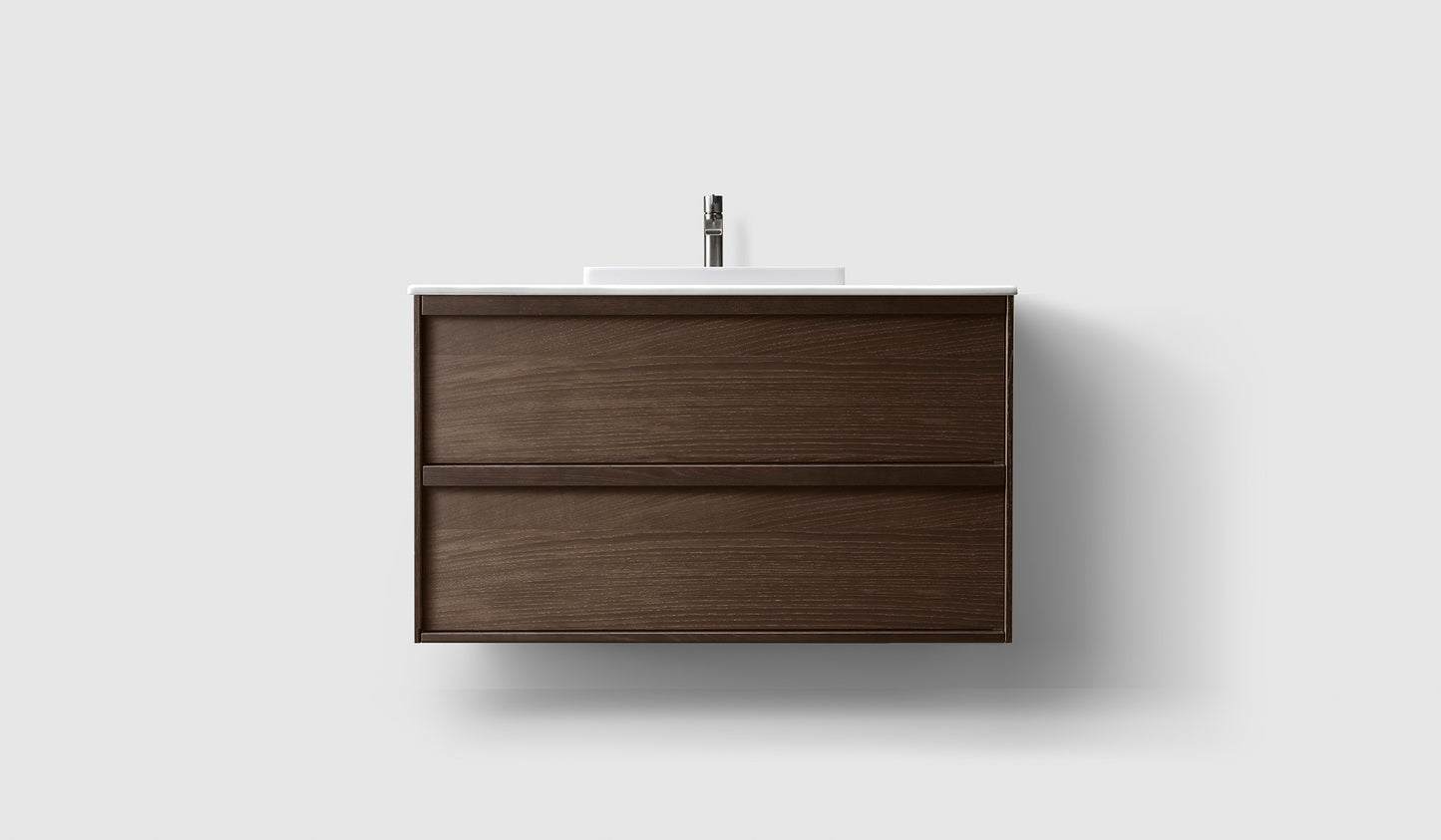 Badeværelsesmøbel Haven H2 - Smoked oak wood