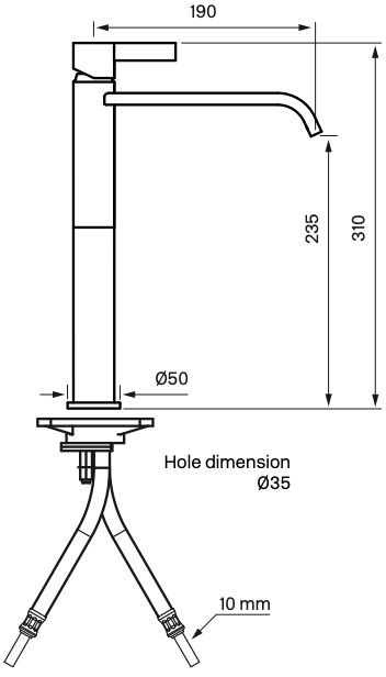 Håndvaskarmatur Tapwell - ARM081