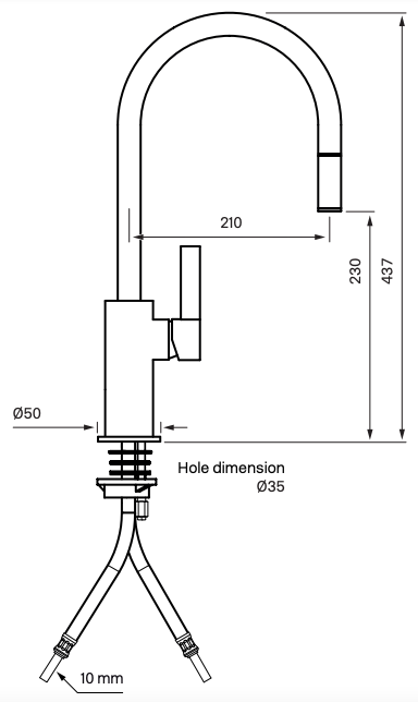 Køkkenarmatur - Tapwell ARM375 LOW