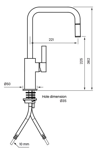 Køkkenarmatur - Tapwell ARM577 LOW