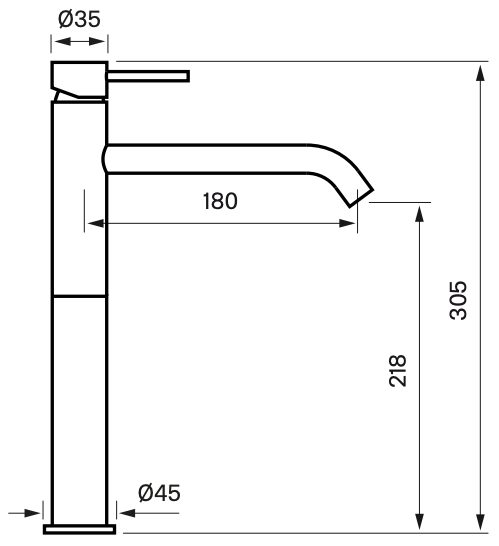 Håndvaskarmatur Tapwell - EVM082