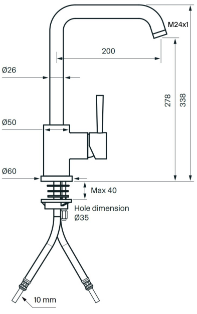 Køkkenarmatur - Tapwell EVO980
