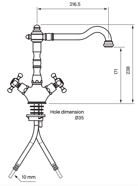Køkkenarmatur - Tapwell FBLV180 Classic