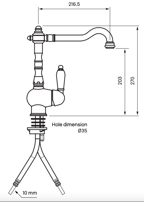 Køkkenarmatur - Tapwell FME181 Classic