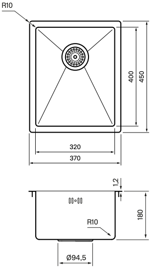 Køkkenvask - Tapwell TA3040