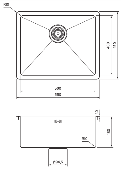 Køkkenvask - Tapwell TA5040