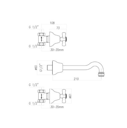 indbygningsarmatur QD- Da Vinci 80