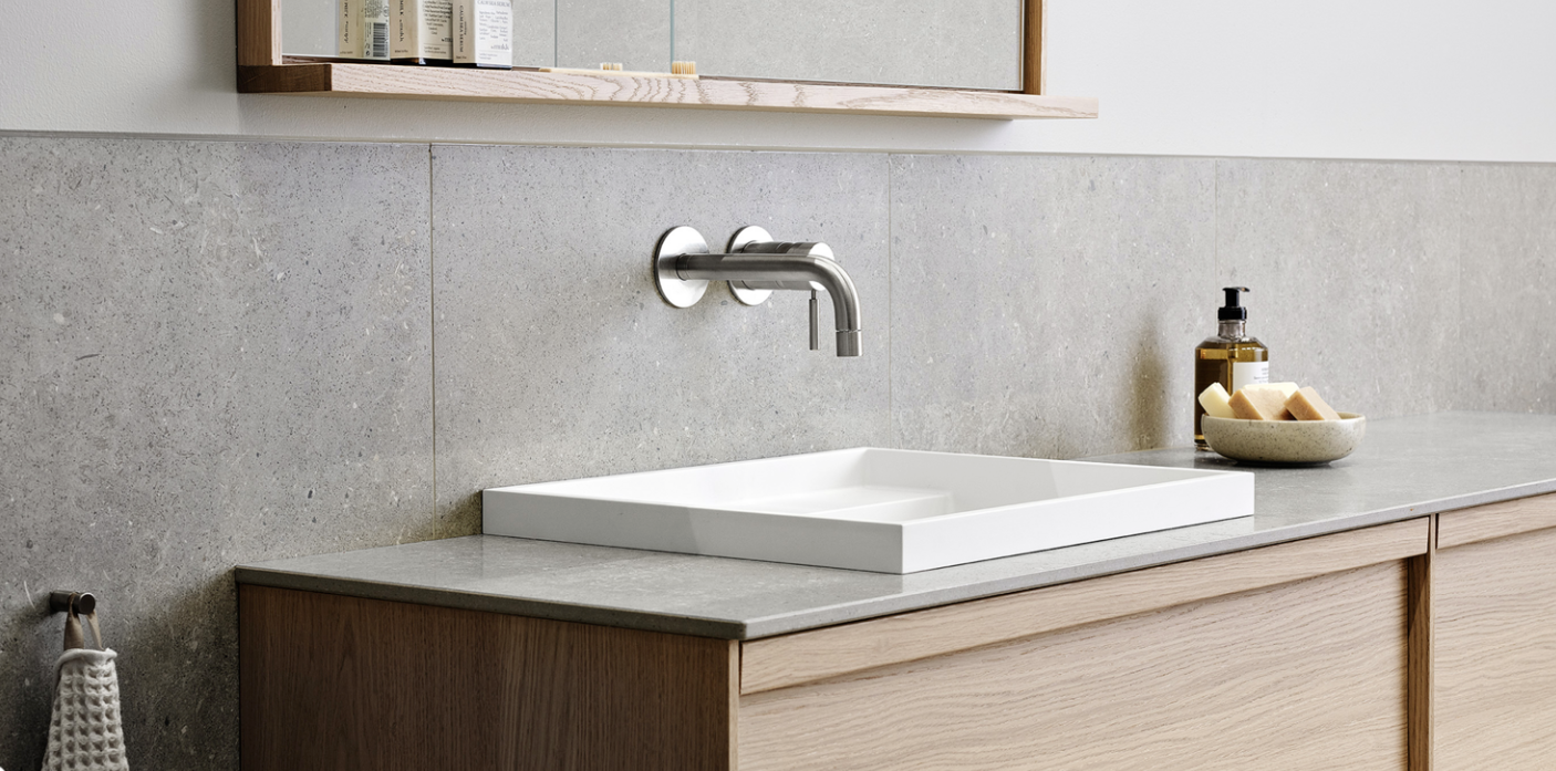 Flise Bricmate - Stone Select Light Grey Honed