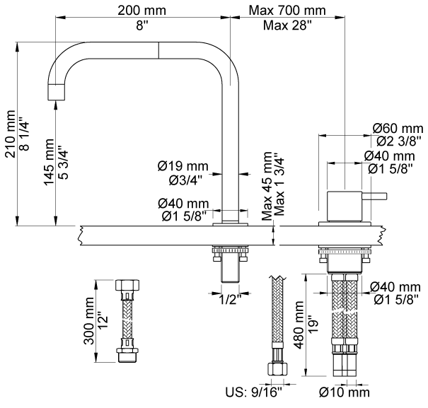 Køkkenarmatur - Vola 590