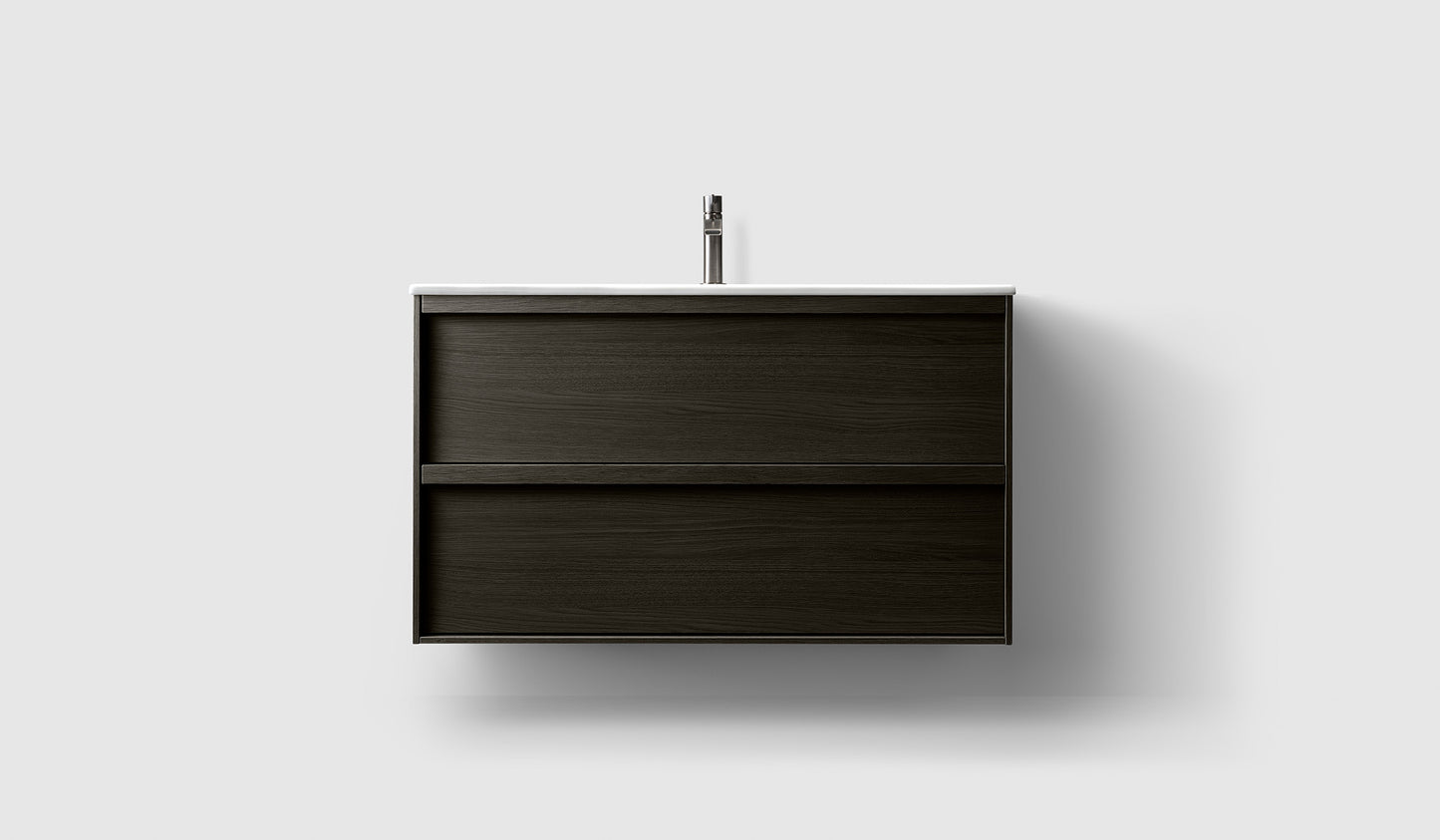 Badeværelsesmøbel Haven H2 - Dark wood