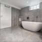 Flise Bricmate - Grey fleury honed
