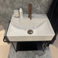 OUTLET Duravit badeværelsesmøbel 50x40cm , sort med porcelænsvask