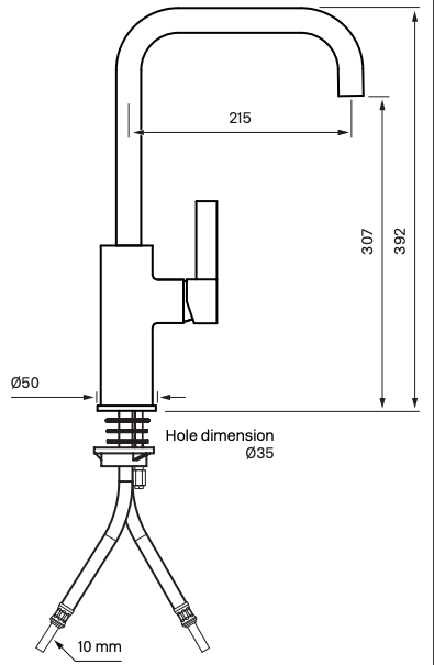 OUTLET Tapwell - ARM980 Messing