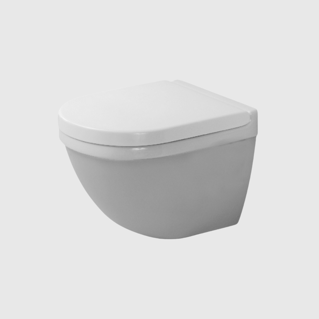 Toilet Duravit - Starck 3 Compact væghængt inkl. softclose toiletbræt